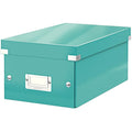 Leitz Click and Store DVD Storage Box – Ice Blue Media Organizer