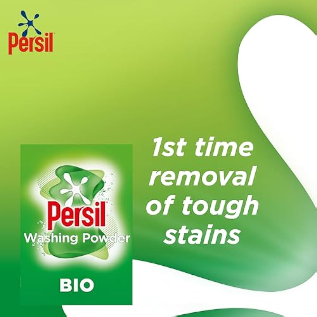 Persil Bio Washing Powder – Stain Removal Laundry Detergent 84 Washes