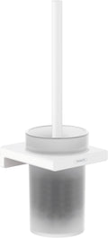 hansgrohe AddStoris Wall-Mounted Toilet Brush Holder - Matt White