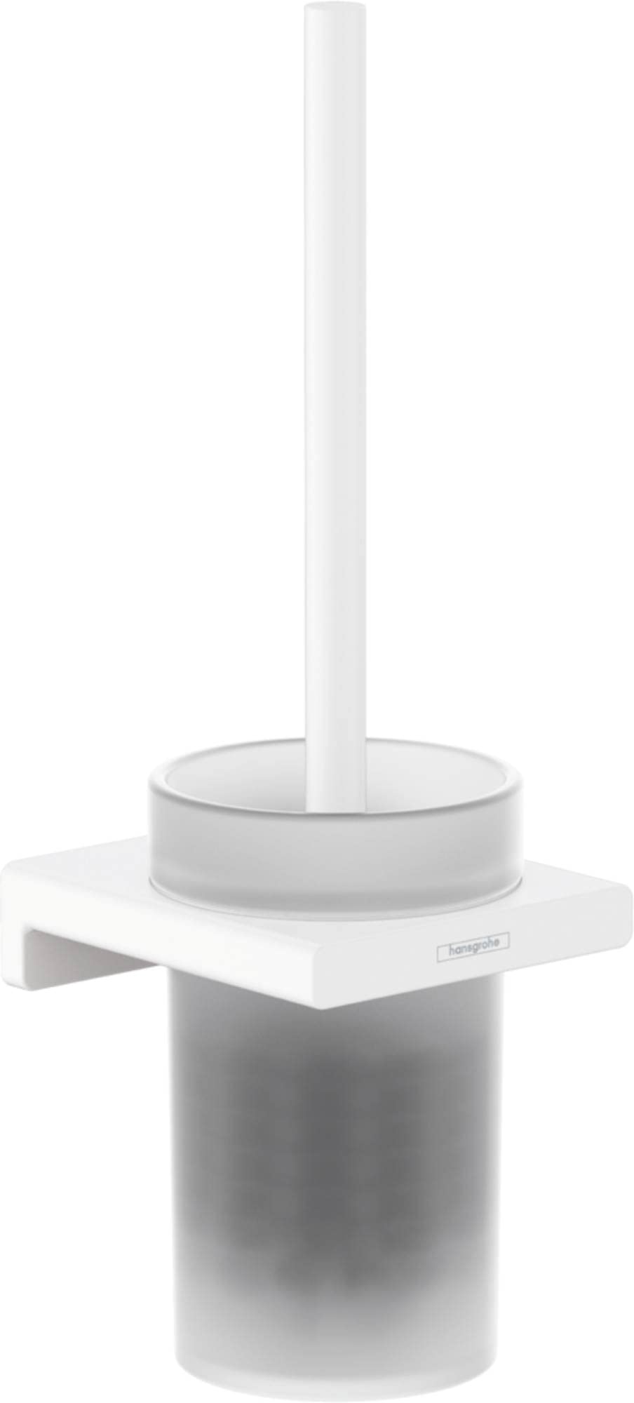 hansgrohe AddStoris Wall-Mounted Toilet Brush Holder - Matt White