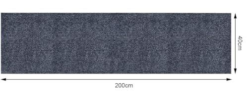 Trimmable Self-Adhesive Cat Scratching Carpet - Dark Gray