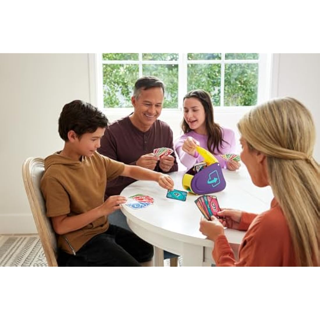 UNO Flip Extreme Card Game with Card Launcher for Kids and Families