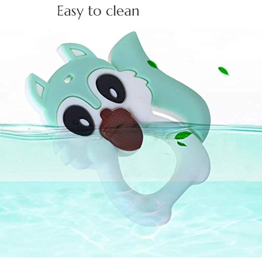 PREMYO Silicone Baby Teething Toy – BPA-Free Squirrel Teether for Gums