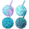 Jolof Store Large 75g Mesh Shower Pouf – Soft Exfoliating Loofah Set of 4