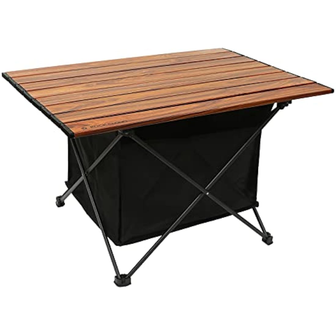 Rock Cloud Ultralight Folding Camping Table with Storage Bag – Wood Grain