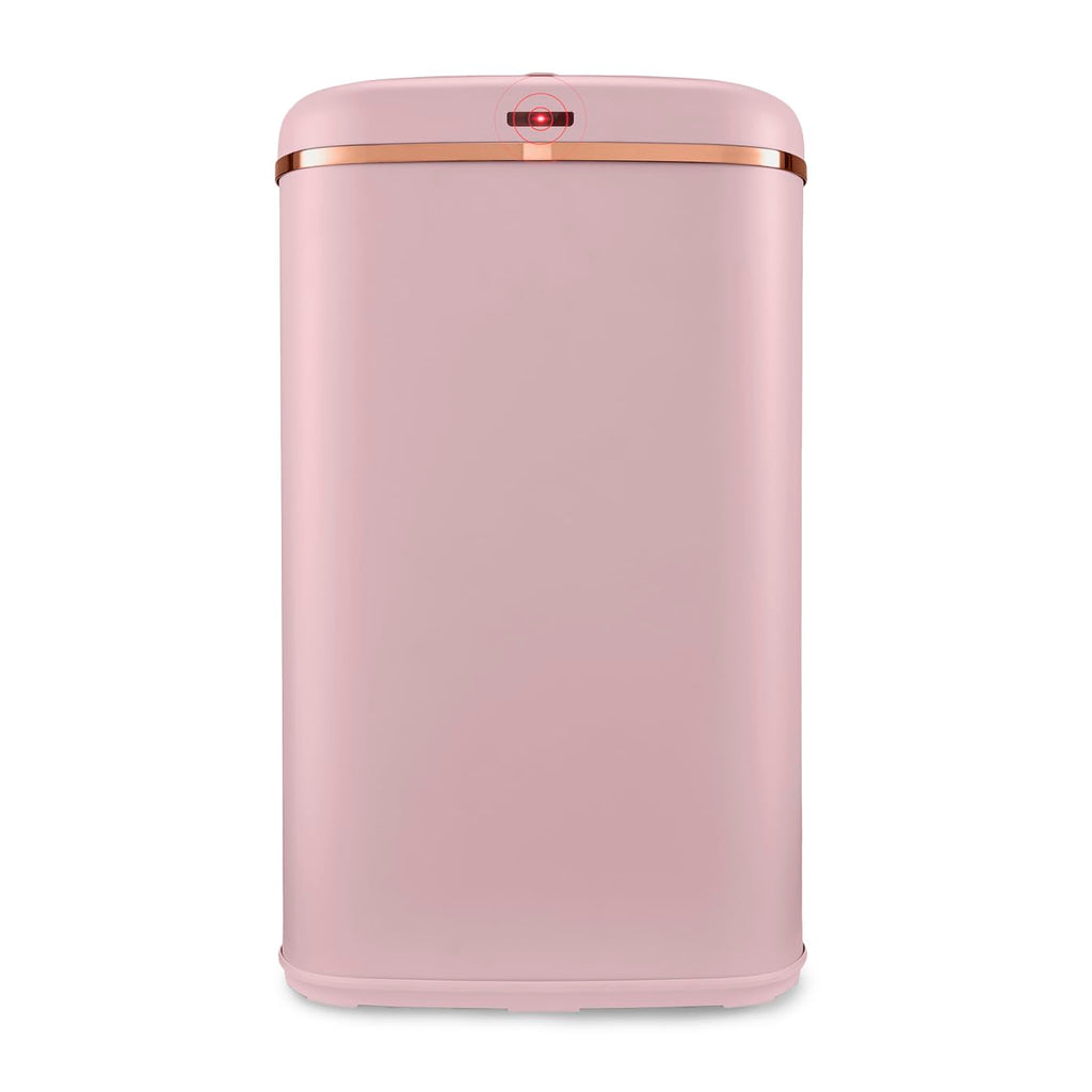Tower Cavaletto Square Sensor Bin – 58L Large Kitchen Waste Bin, Pink