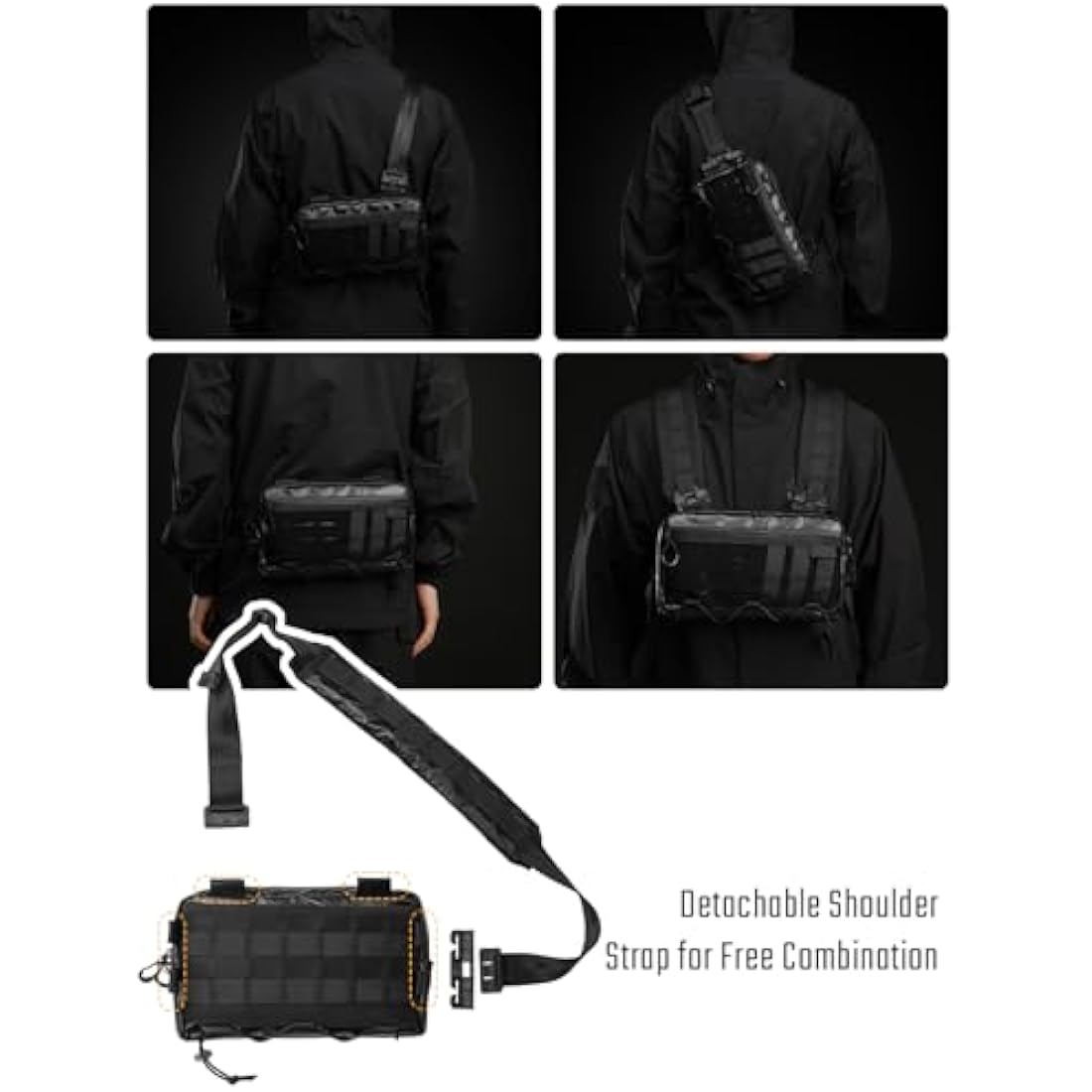 Tactical Geek Cache L3 EDC Sling Bag – Lightweight Nylon Crossbody Daypack