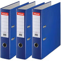 Esselte A4 Lever Arch Files - Blue 75mm Spine Folders (3 Pack)