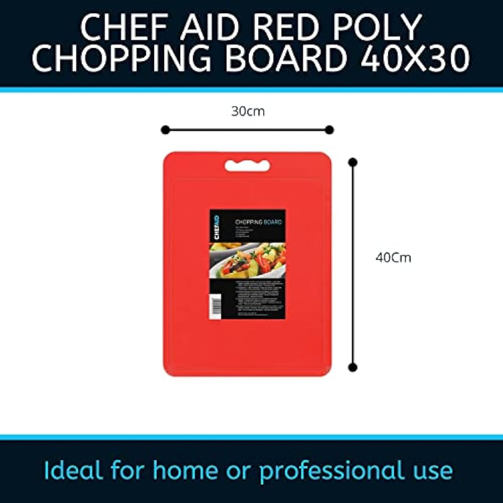 Chef Aid Colour-Coded Chopping Board Set | Non-Slip Cutting Boards, 4 Pack