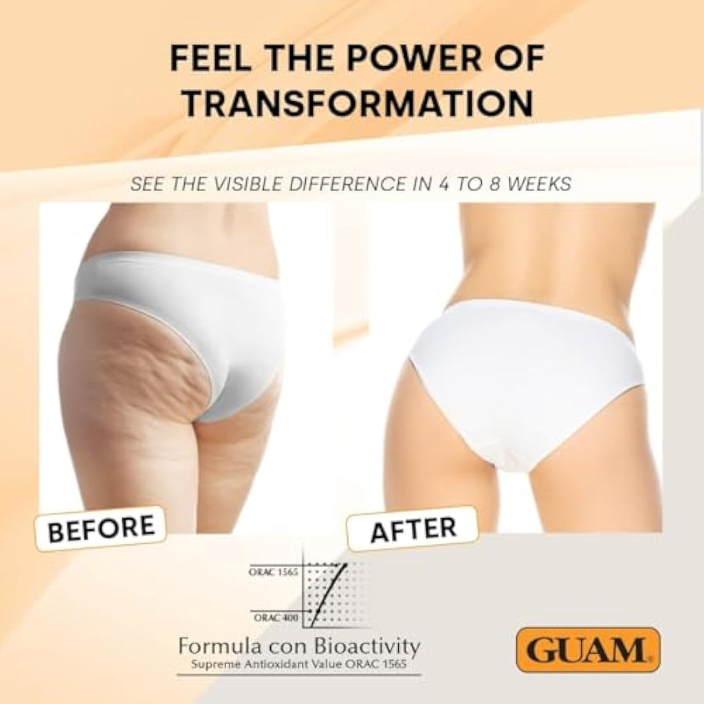 GUAM Seaweed Mud Anti-Cellulite Treatment – Hot Body Mask for Legs, 1kg
