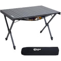 Portal Large Aluminum Camping Table – Height Adjustable Folding Picnic Desk