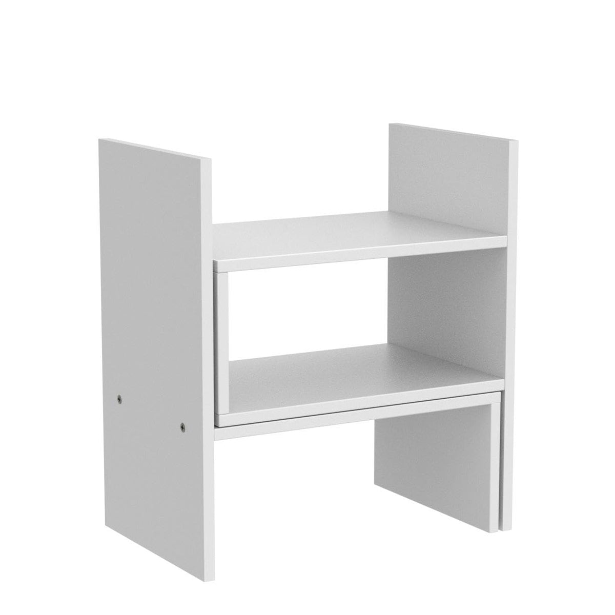 Wood Adjustable Small Desktop Bookshelf, Expandable Desktop Storage Organizer, Freestanding Bookcase, Desktop Display Shelf Rack - image 4