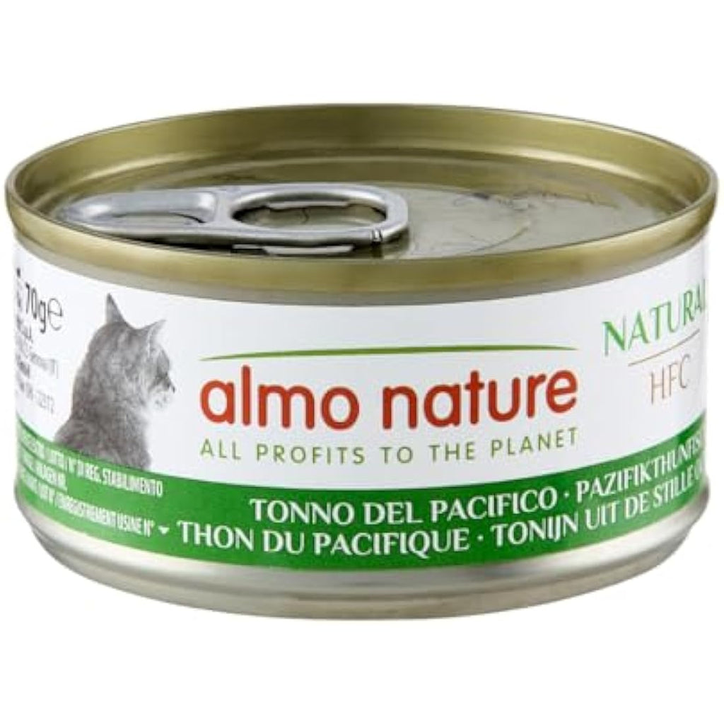 Almo Nature HFC Natural Wet Cat Food – Pacific Tuna – 70g (Pack of 24)
