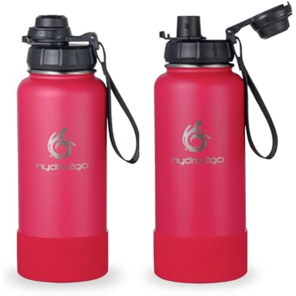 hydro2go Insulated Stainless Steel Water Bottle – Magenta, 950 ml