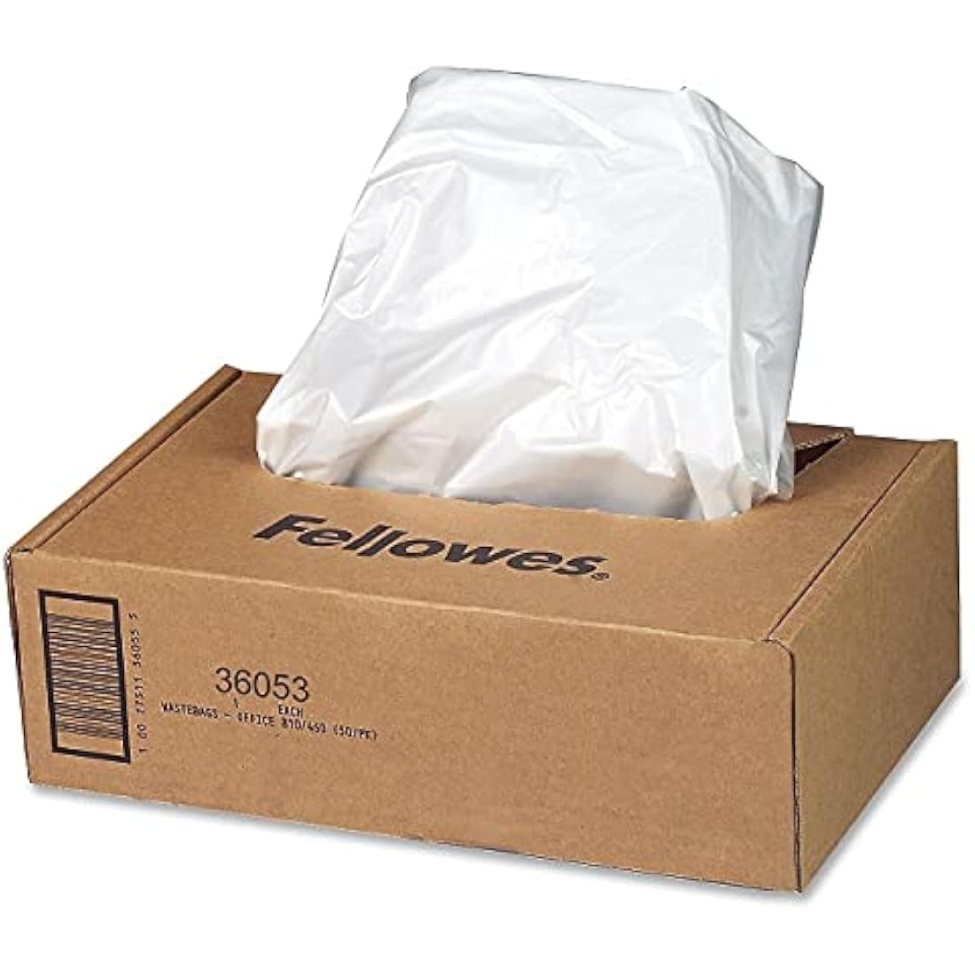 Fellowes Shredder Bags | 30-35 Litre Waste Disposal Bags - 100 Pack