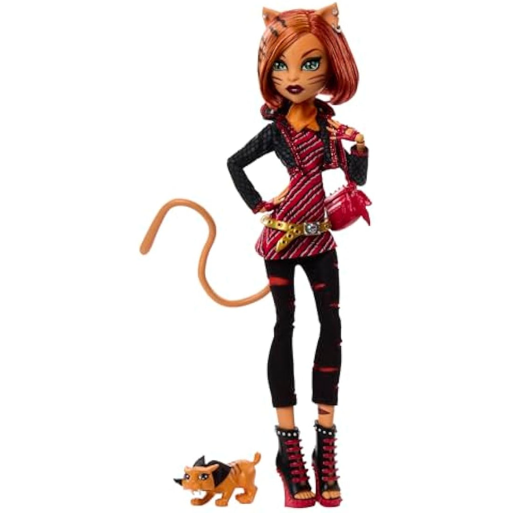 Monster High Toralei Creeproduction Doll with Pet Sweet Fangs