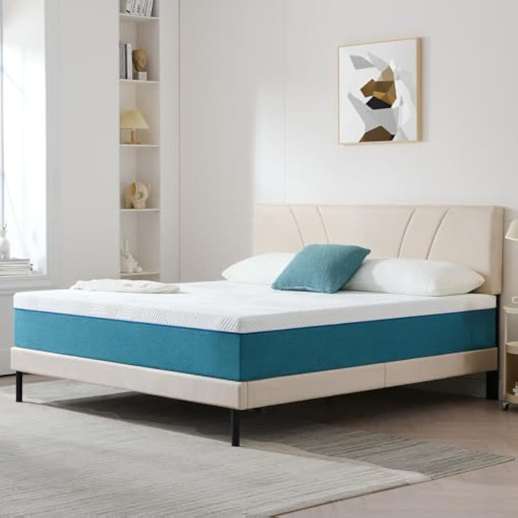 Hiimgo Double Memory Foam Mattress – Cooling Gel & Medium Firm Support