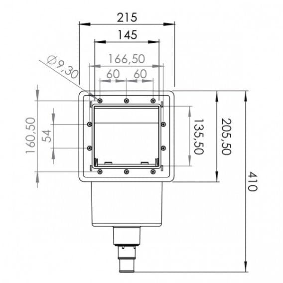Gre AR100 Standard Pool Skimmer with Inlet Valve - White ABS Filter System