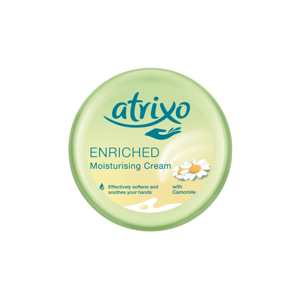 Atrixo Enriched Moisturising Hand Cream with Camomile, 200ml - Pack of 3