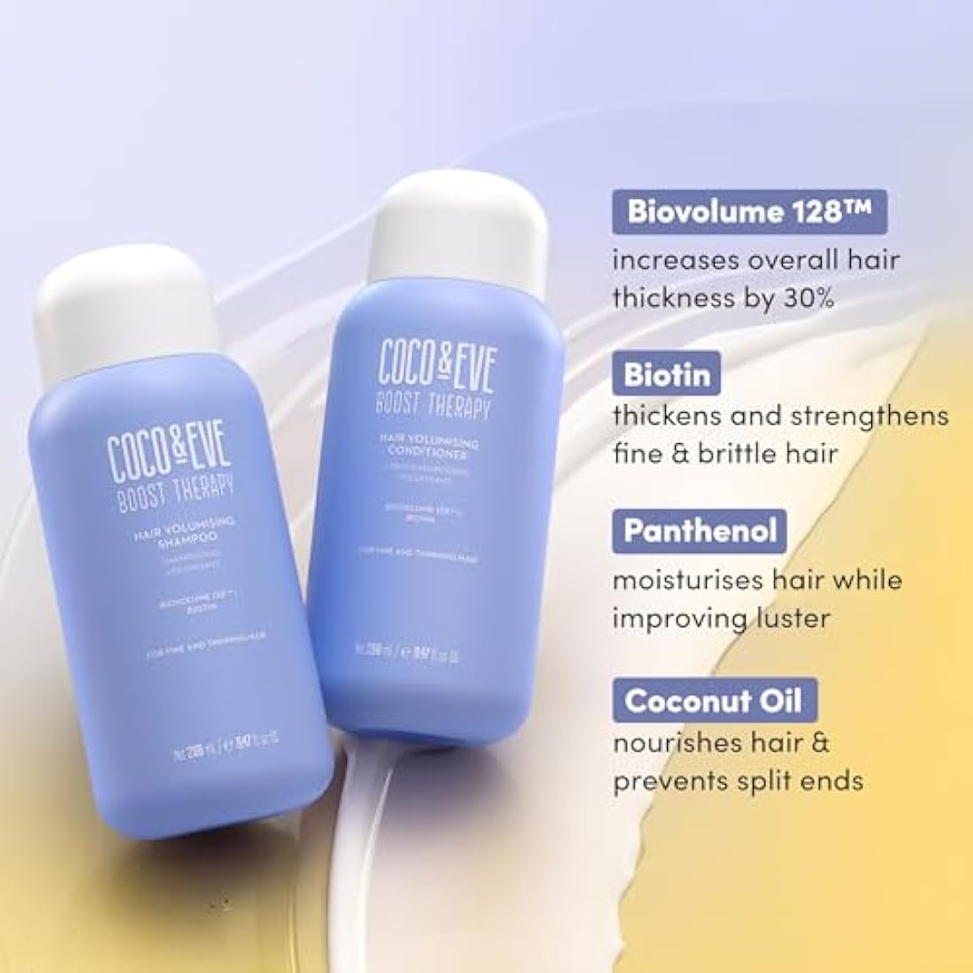 Coco & Eve Boost Therapy Volumising Shampoo & Conditioner Set with Biotin
