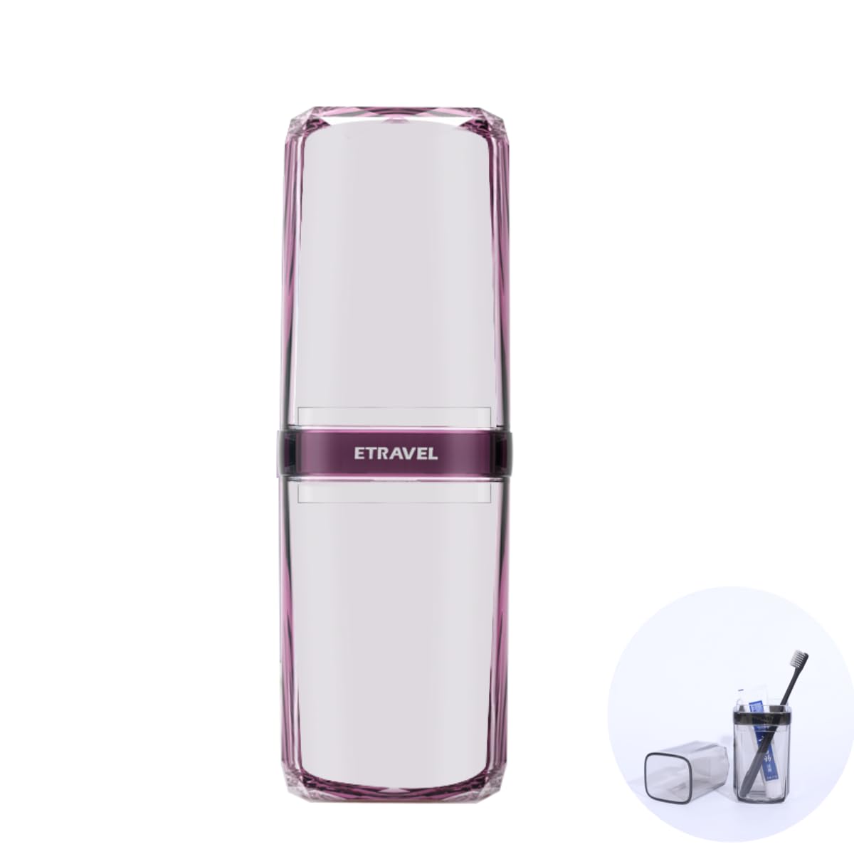 MEIJMJIA Portable Travel Toothbrush Holder | Dustproof PP Toiletry Case
