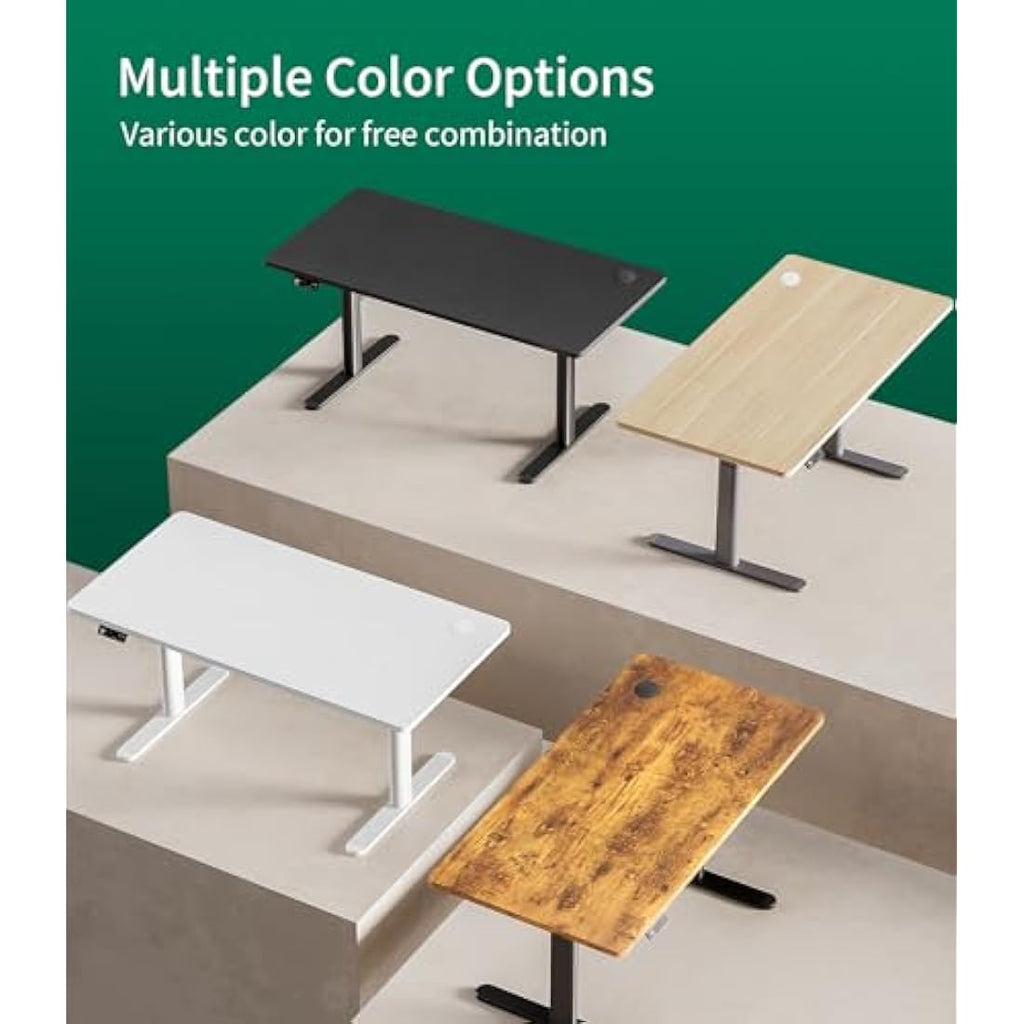 MAIDeSITe Standing Desk Table Top – 160x80x2.5cm Solid Wood Desktop