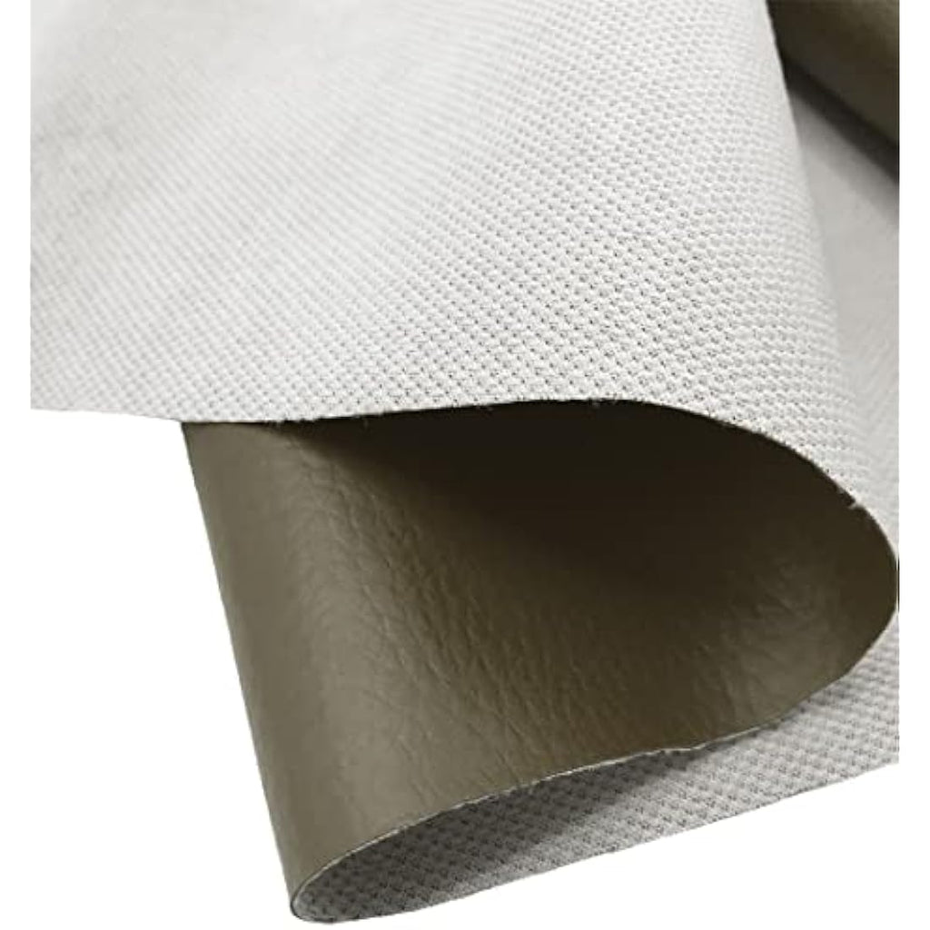 A-Express Khaki Grained Faux Leather Fabric – Heavy Duty Upholstery