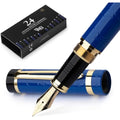 Wordsworth & Black Primori Fountain Pen Set - Extra Fine Nib, Blue Gold