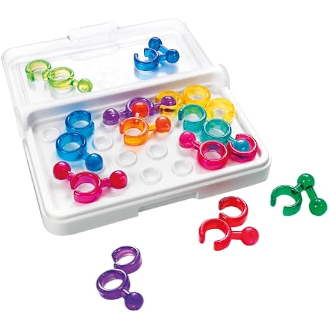 SmartGames IQ Link Logic Puzzle – Portable Brain Teaser with 120 Challenges