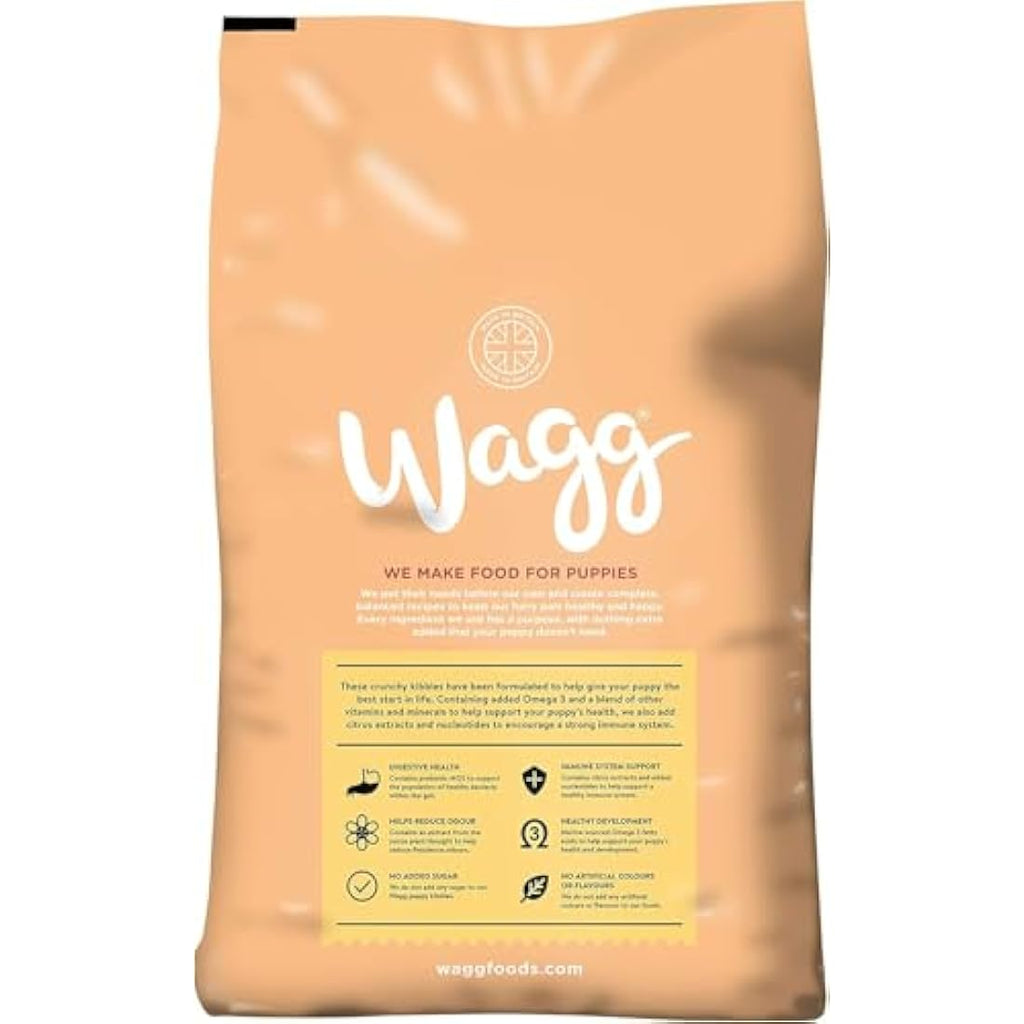 Wagg Complete Puppy Dry Dog Food – Turkey & Rice Formula, 12kg