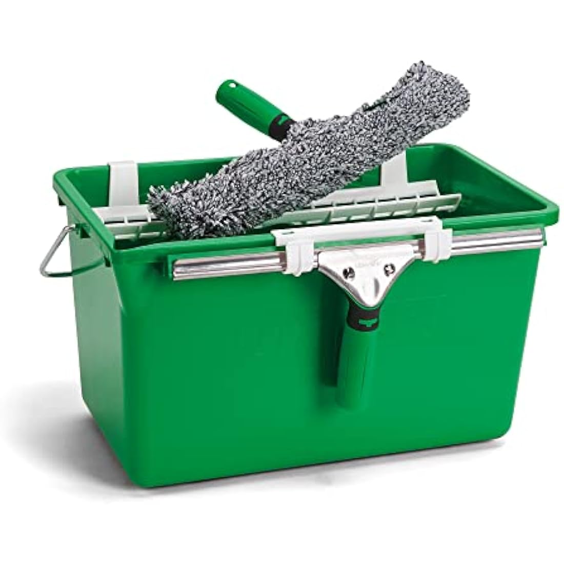 Unger AK013 Window Cleaning Kit – 3-in-1 Professional Squeegee & Bucket Set
