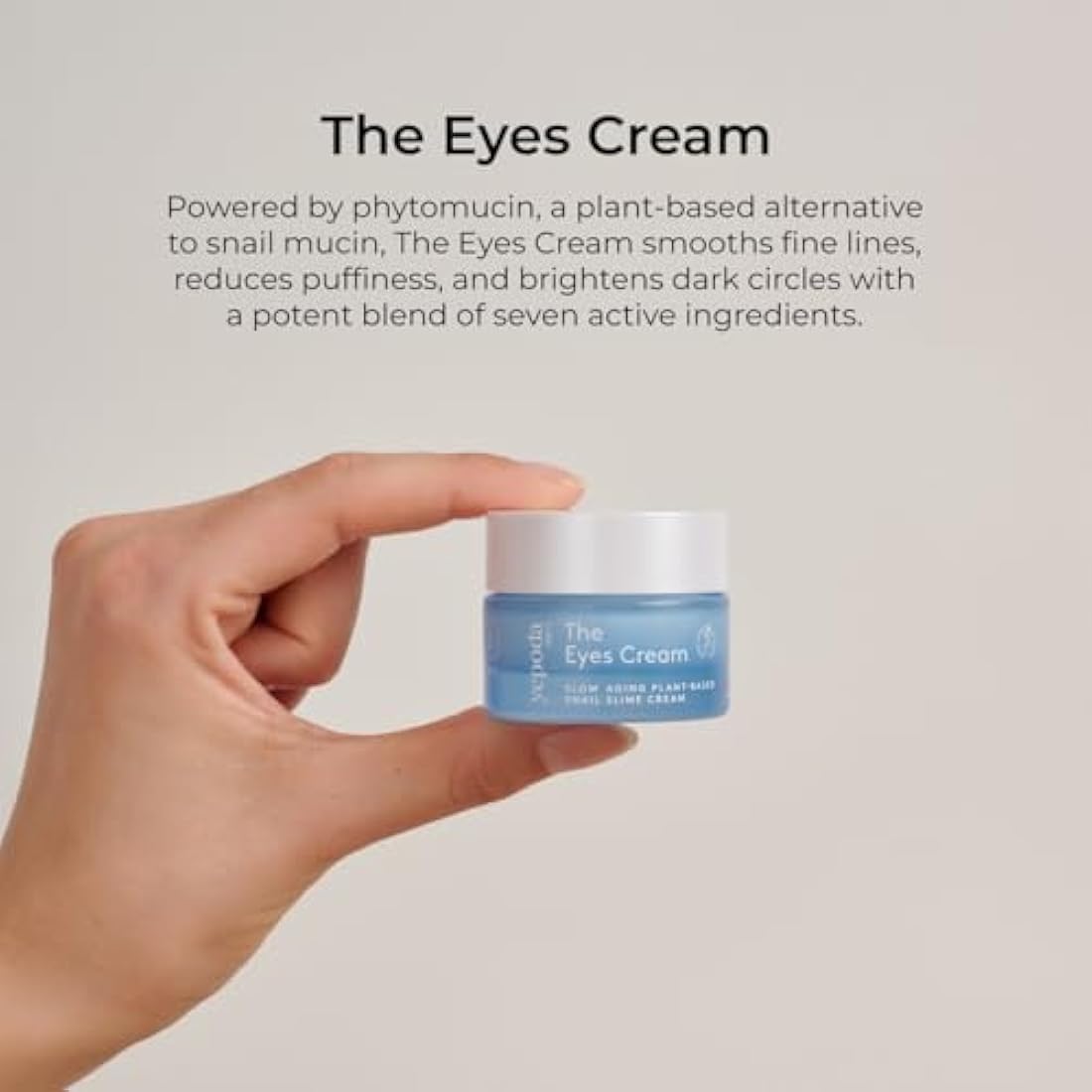 Yepoda The Eyes Cream | Hydrating Vegan Korean Eye Cream with Phytomucin