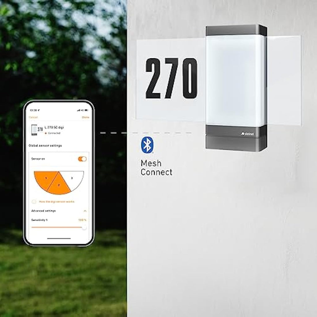 Steinel L 270 SC Smart LED House Number Light – Motion Sensor Wall Lamp