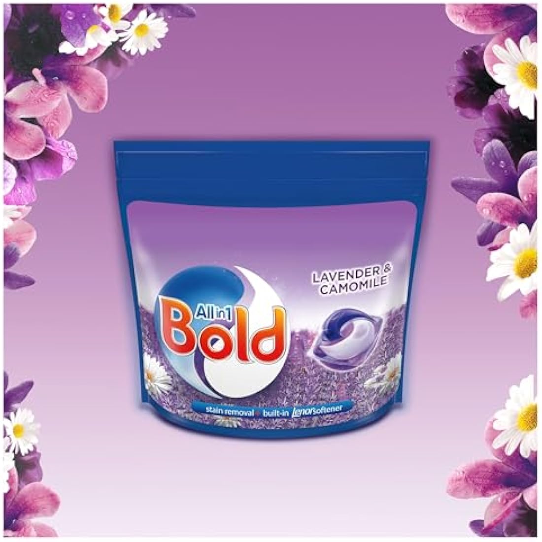 Bold All-in-1 Laundry Pods – Lavender & Camomile, 108 Washes (2x54)