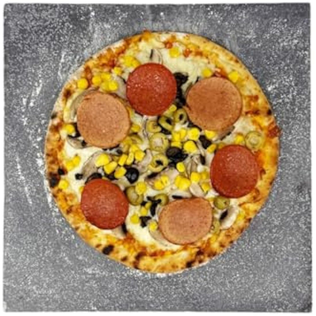 Camp&Fire Volcanic Pizza Stone – 30x30cm Natural Baking & BBQ Stone