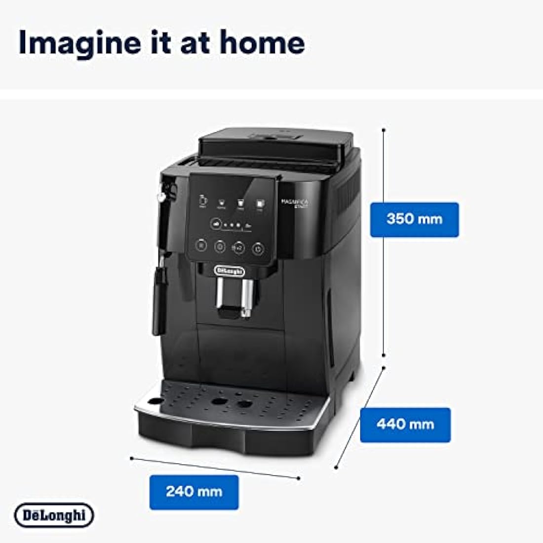 De'Longhi Magnifica Start Bean to Cup Coffee Machine - Black ECAM222.20.B