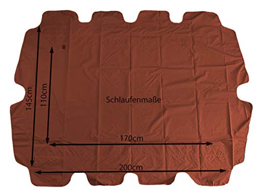 Quick-Star 3 Seater Patio Swing Replacement Roof - Terracotta Polyester