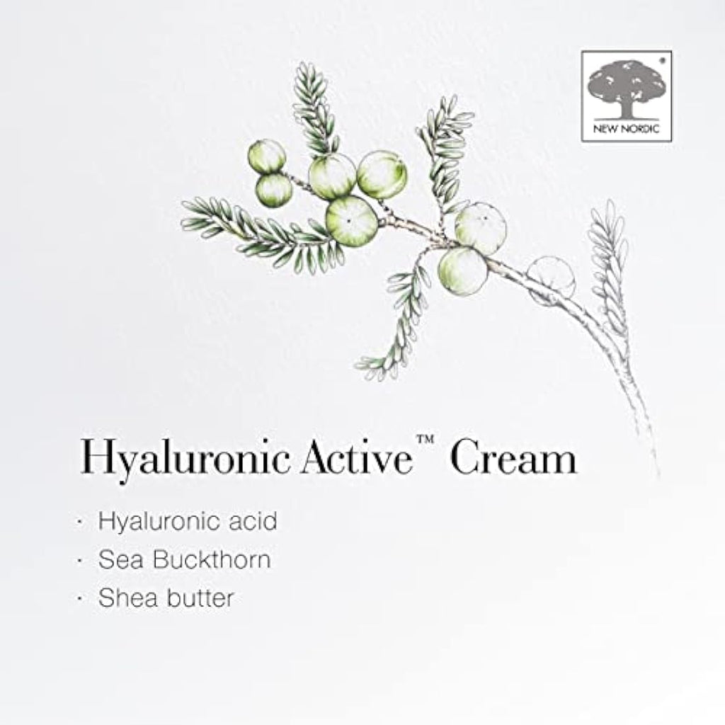 New Nordic Hyaluronic Active Cream – Anti-Aging Face Moisturizer - 50ml