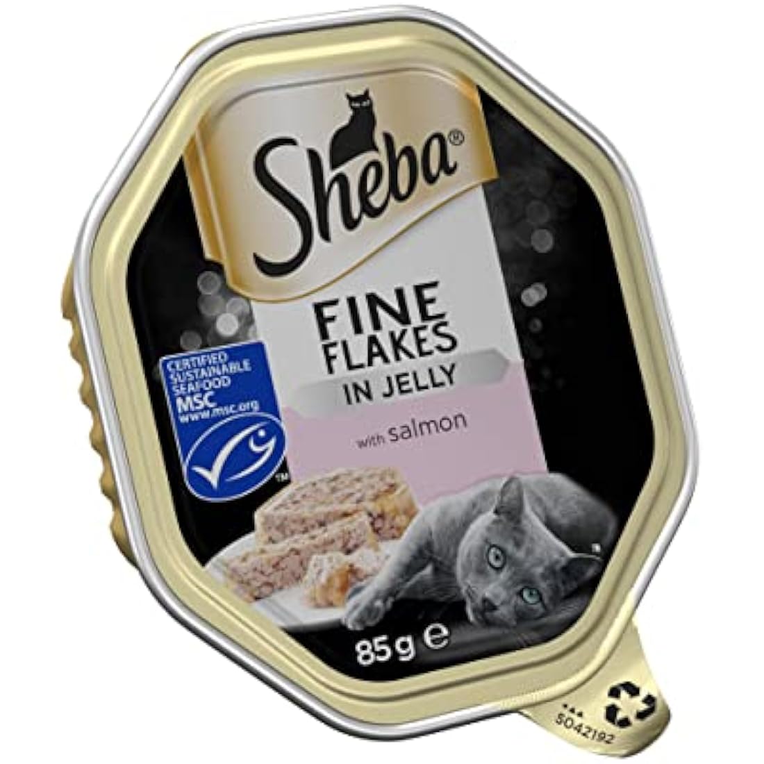 Sheba Fine Flakes Salmon in Jelly Wet Cat Food - 22 x 85g Bulk Pack