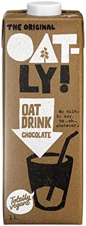 Oatly Chocolate Oat Milk Drink – Dairy Free Vegan Beverage (6 x 1L)