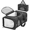 Petsfit Airline Approved Cat Carrier – Foldable Soft-Sided Pet Bag, Black
