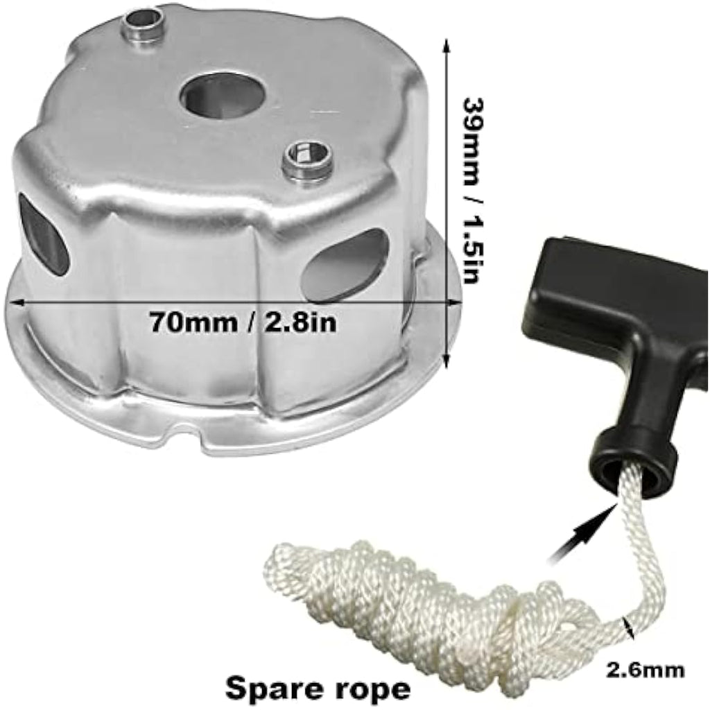 Recoil Starter for Honda GX100 - Pull Cord with Start Cup