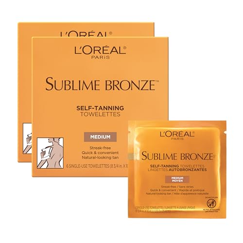 L'Oréal Paris Sublime Bronze Sunless Tanning Towelettes – 6 ct.