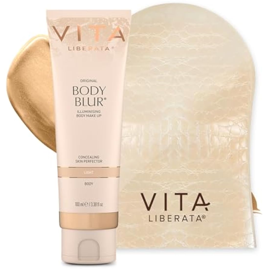 Vita Liberata Body Blur Light 100ml & Mitt Bundle | Instant Body Makeup