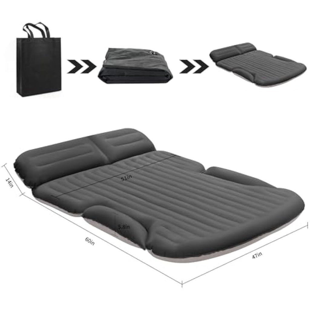 KMZ SUV Air Mattress – Thickened Double-Sided Flocked Camping Bed