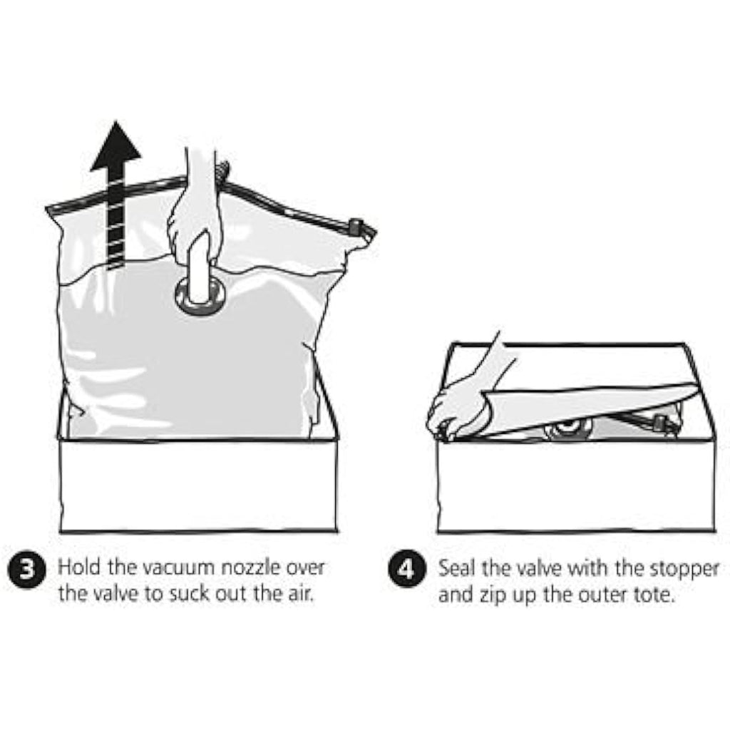 87L Vacuum Storage Tote Bag for King-Size Duvets