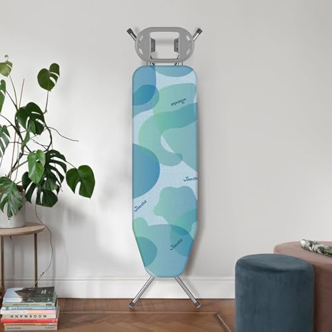 Vileda Smart Ironing Board – Blue Steam Permeable Mesh, 114x34cm