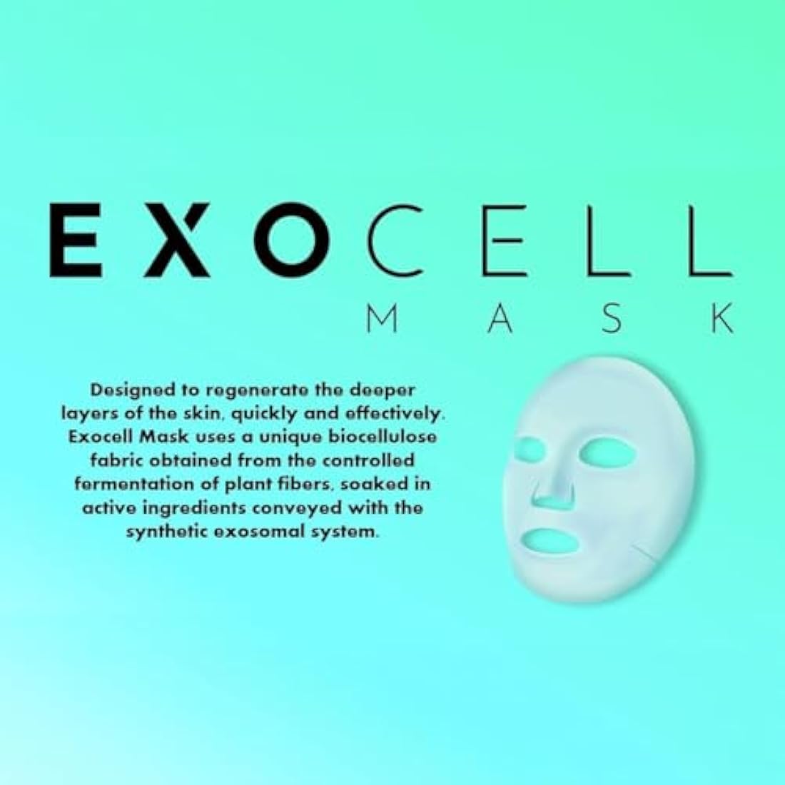 Promoitalia EXOCELL Bio-Cellulose Mask | Anti-Ageing Exosome Set (5 Pack)