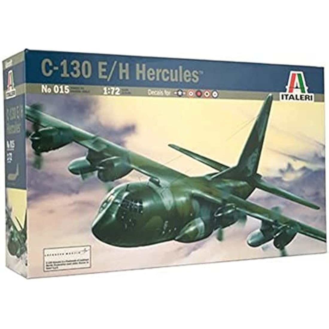 Italeri 1:72 C-130 E/H Hercules Military Aviation Scale Model Kit