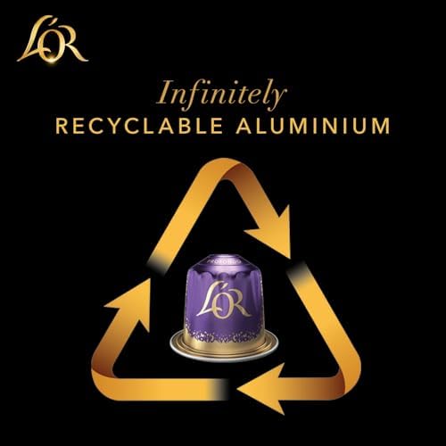 L'OR Espresso Vanilla Coffee Capsules - 100 Aluminium Pods Bulk Pack